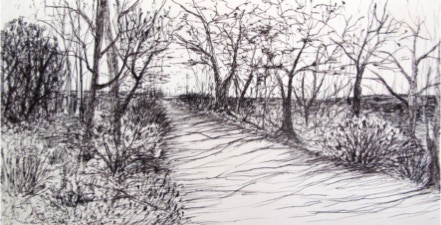 Landeinwärts- von Tag zu Tag