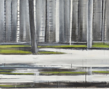 Schneeschmelze 130 x 160 cm